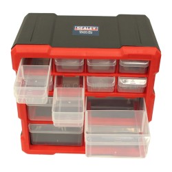 Sealey Parts Cabinet Storage Organiser 12 Drawer